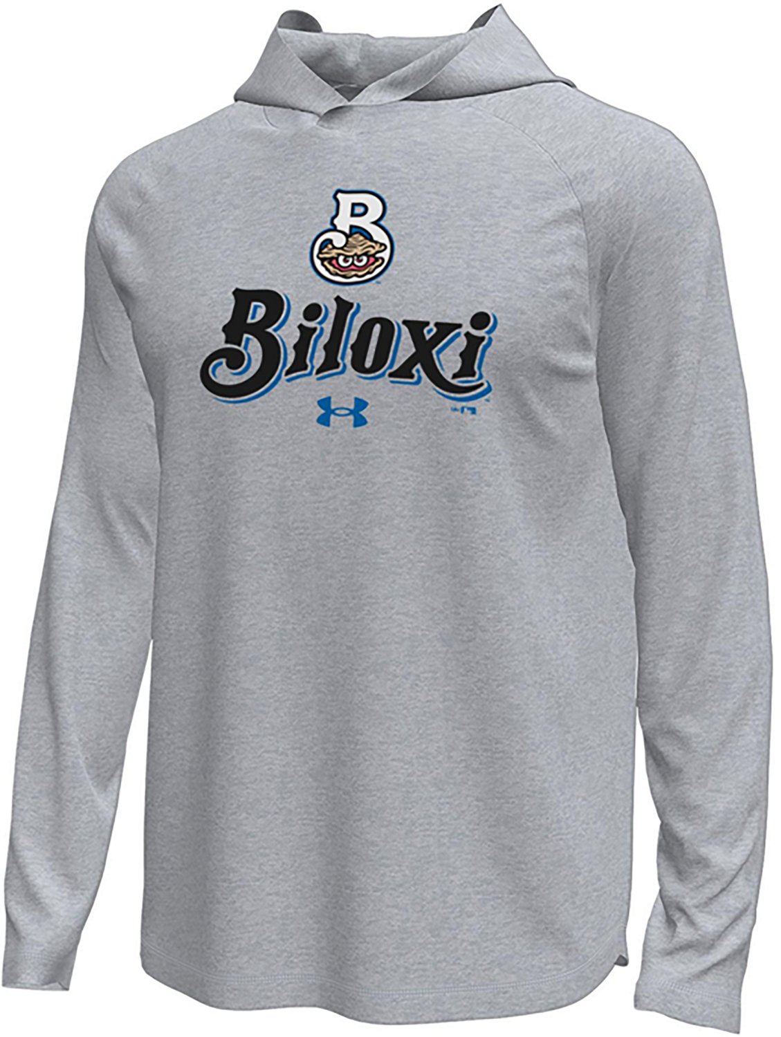 Under Armour Men's Shuckers Batter Up Tech Stretch Long Sleeve Hooded T-shirt - view number 2