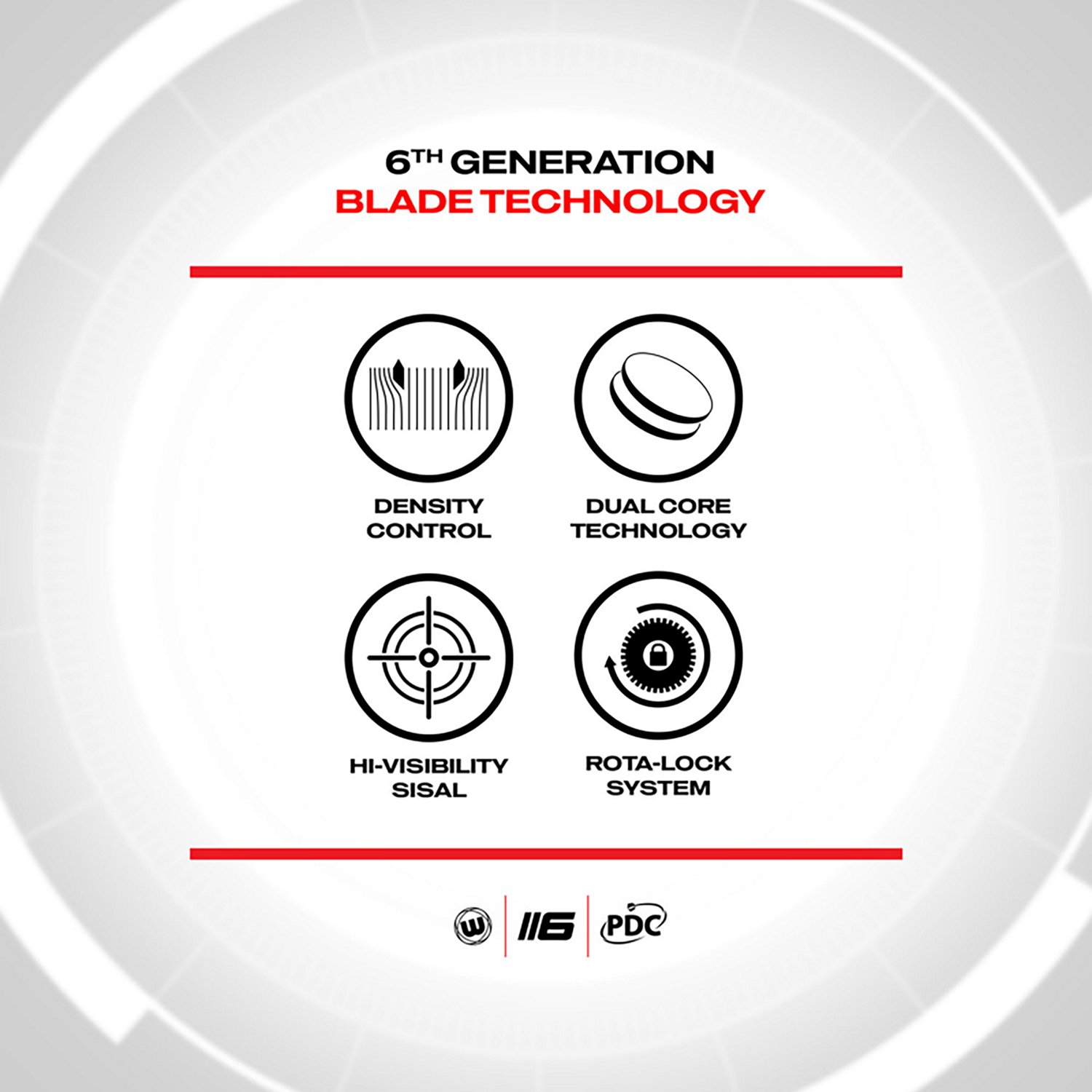 Winmau Blade 6 Dual Core Professional Bristle Dartboard - view number 4