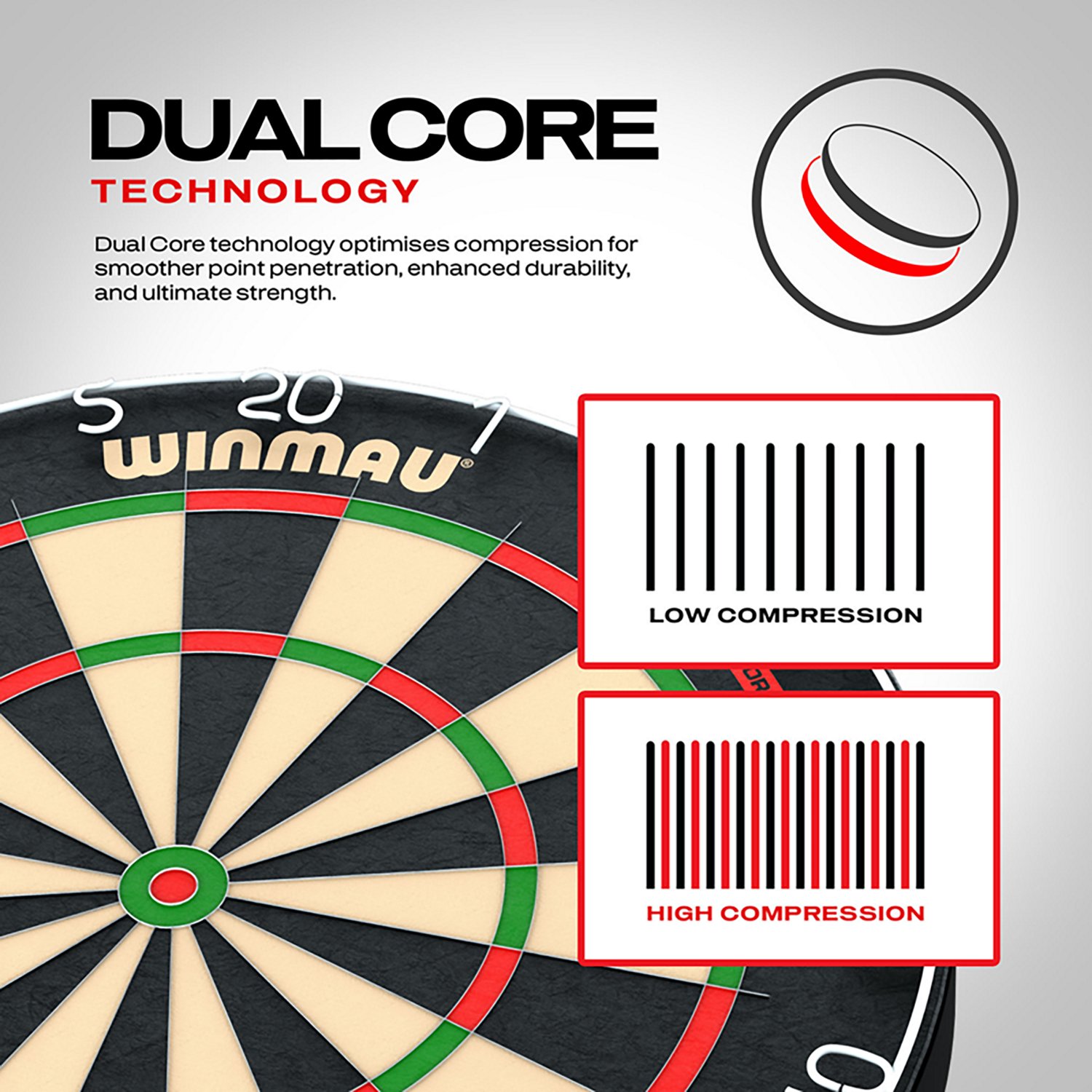 Winmau Blade 6 Dual Core Professional Bristle Dartboard - view number 6