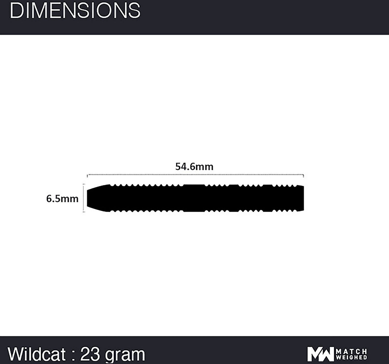 Winmau Wildcats Tungsten 23 g Darts 3-Pack - view number 6