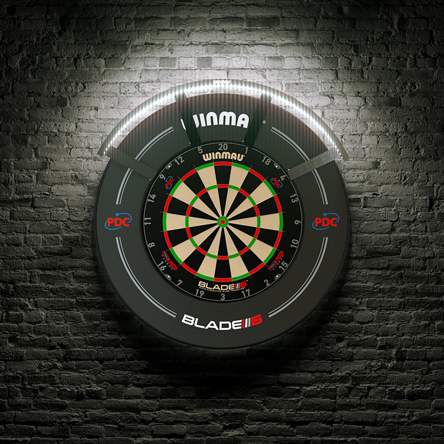 Winmau Polaris 120 Degree Lighting Dartboard - view number 6