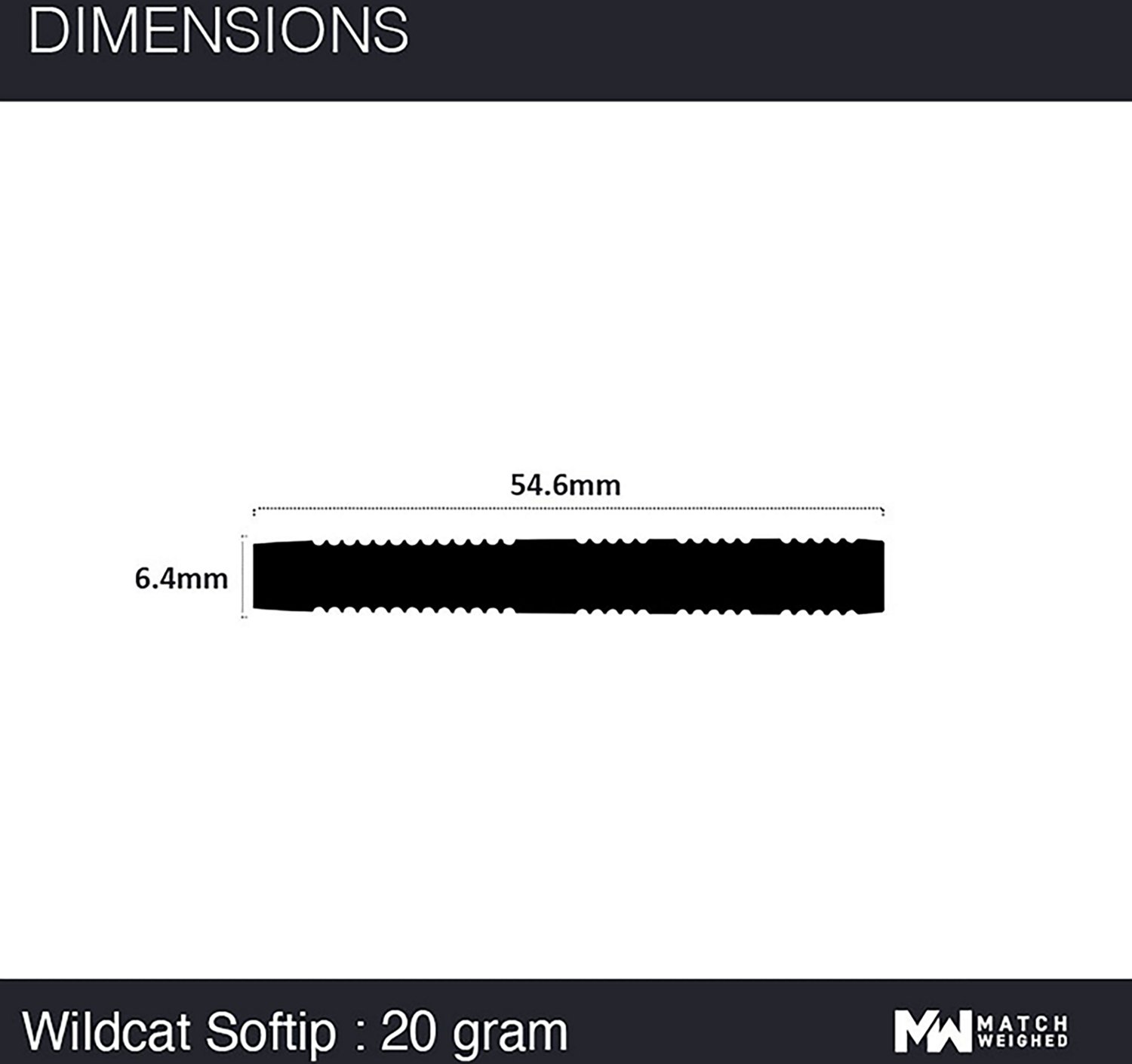 Winmau Wildcats Softip Tungsten 18 g Darts 3-Pack