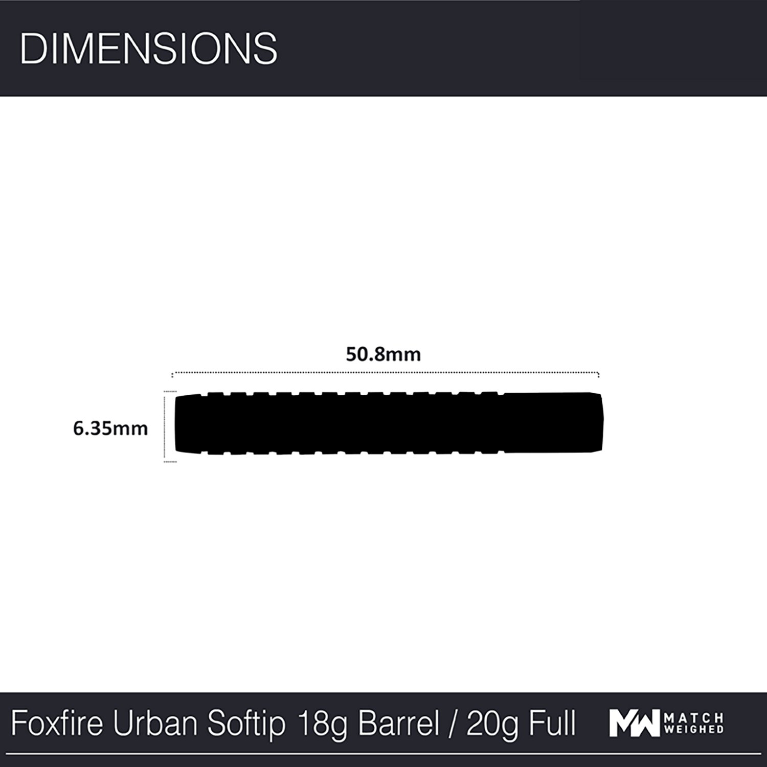 Winmau Foxfire Urban Softip Pro Tungsten 20 g Darts 3-Pack - view number 6