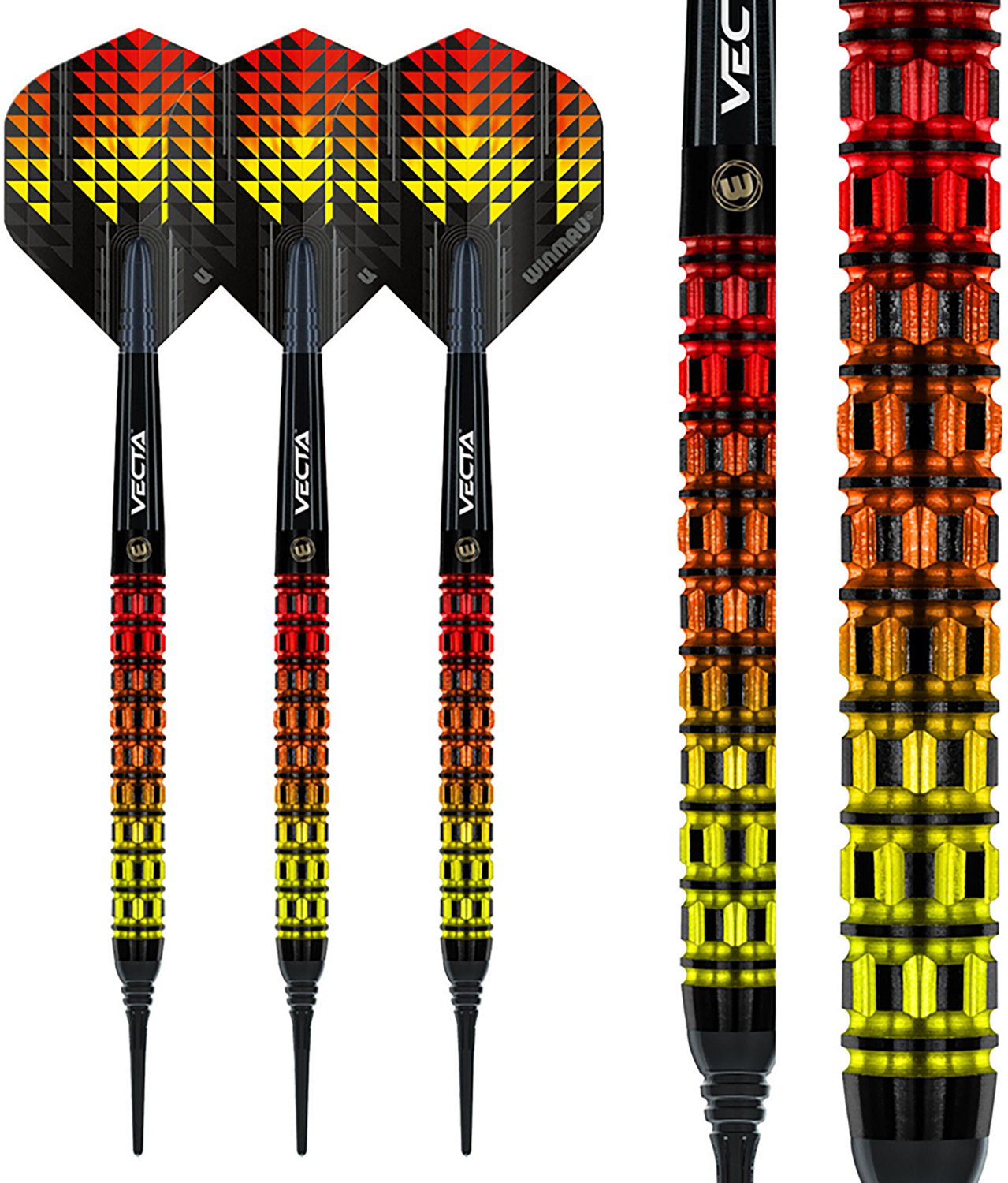 Winmau Firestorm Flame Pro Tungsten Softip 20 g Darts 3-Pack - view number 2