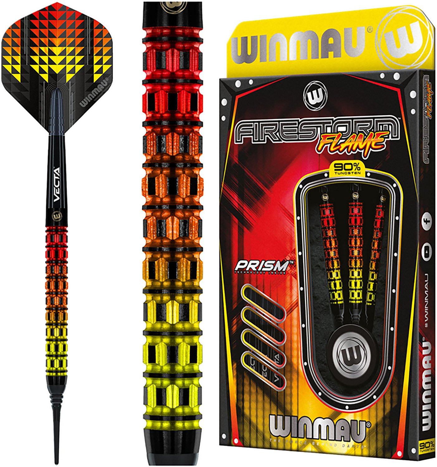 Winmau Firestorm Flame Pro Tungsten Softip 20 g Darts 3-Pack - view number 5