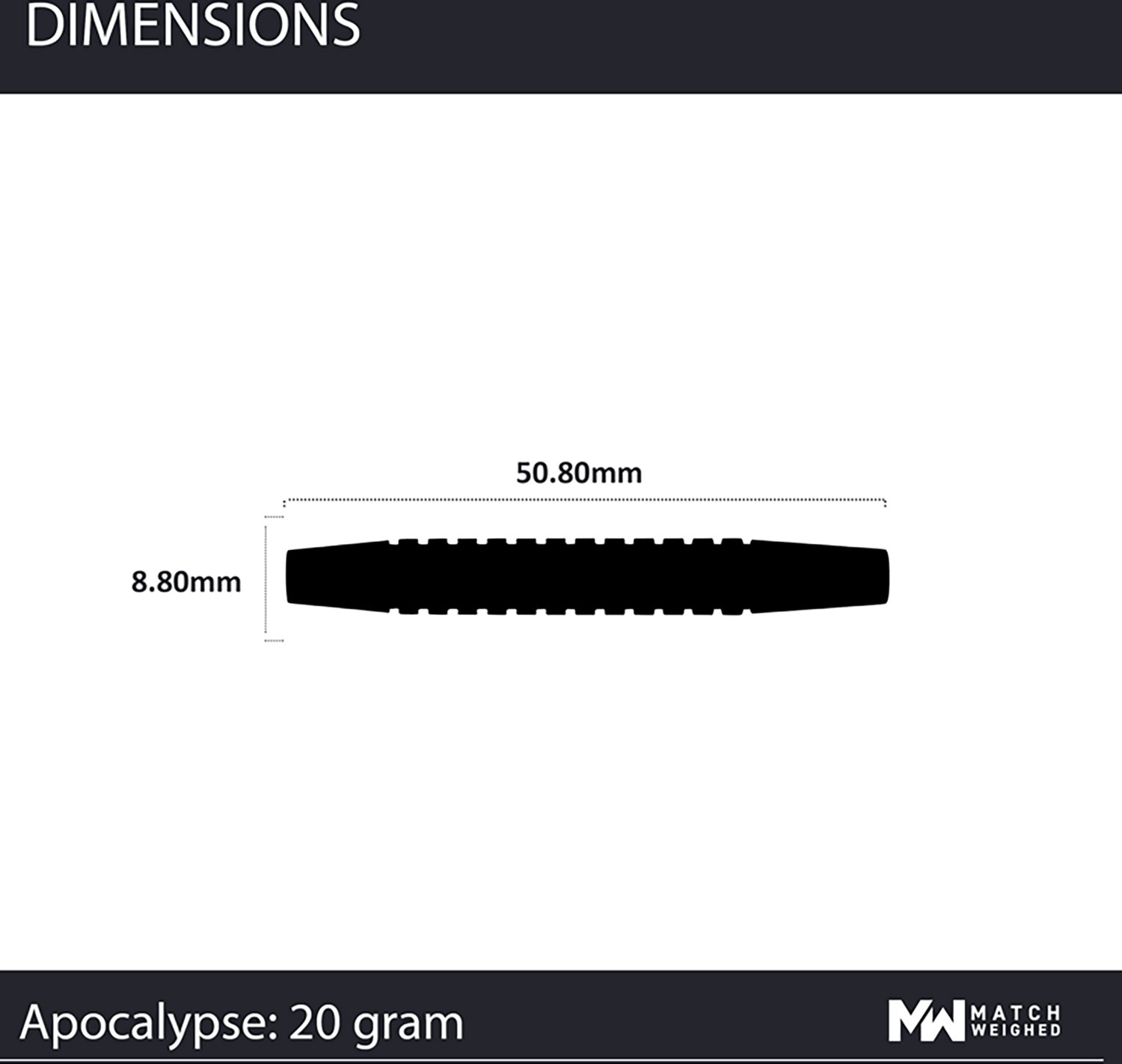 Winmau Apocalypse Brass Soft Tip 20g Darts 3-Pack - view number 7