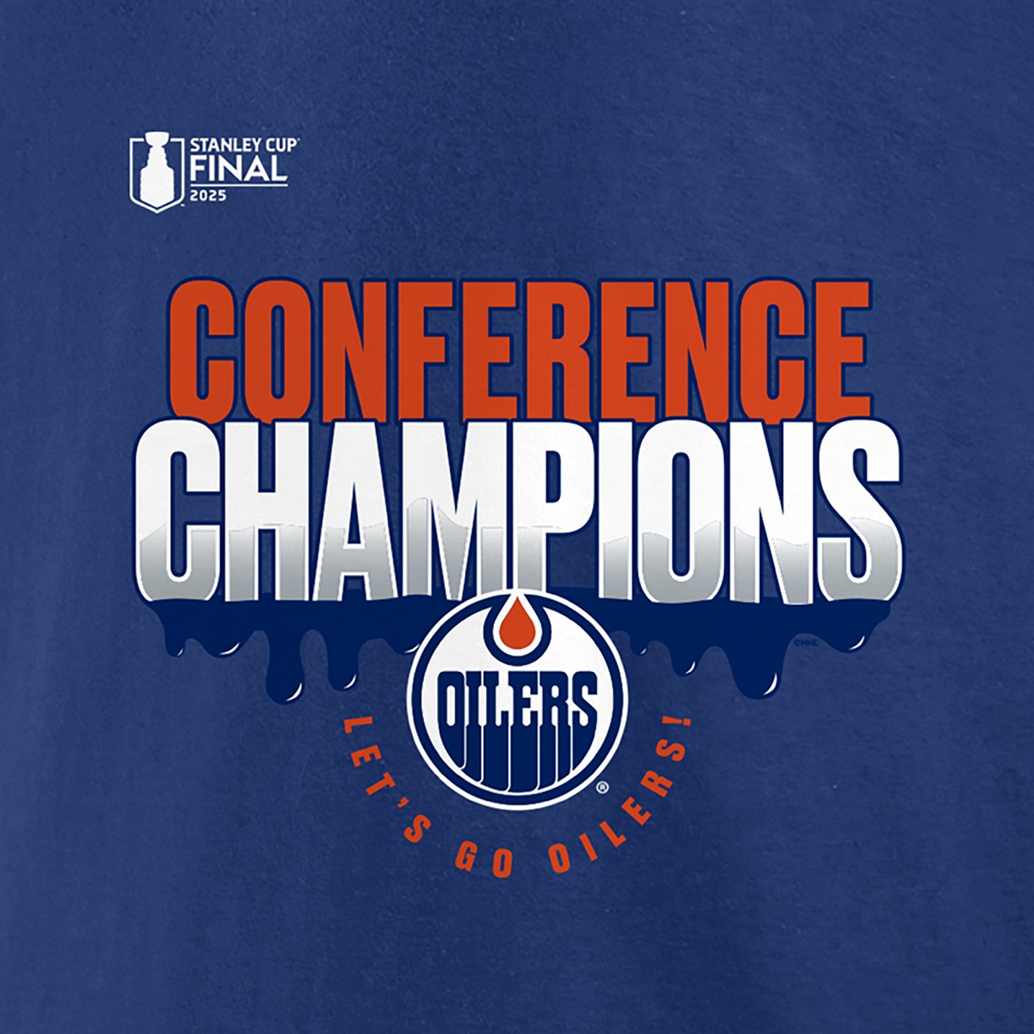 Fanatics Men's Edmonton Oilers 2025 NHL Conference Champions Local Hometown Short Sleeve T-Shirt