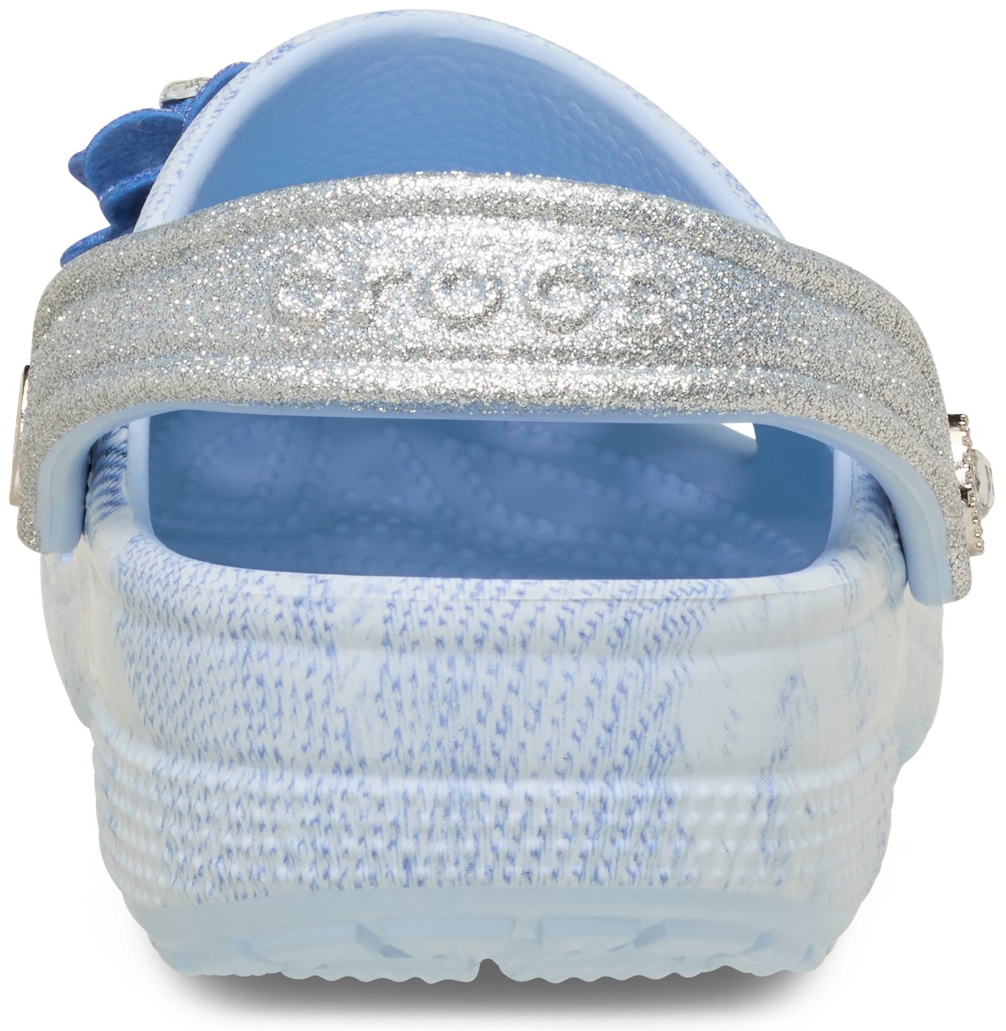 Crocs Adults' Rhinestone Denim Classic Clogs - view number 6