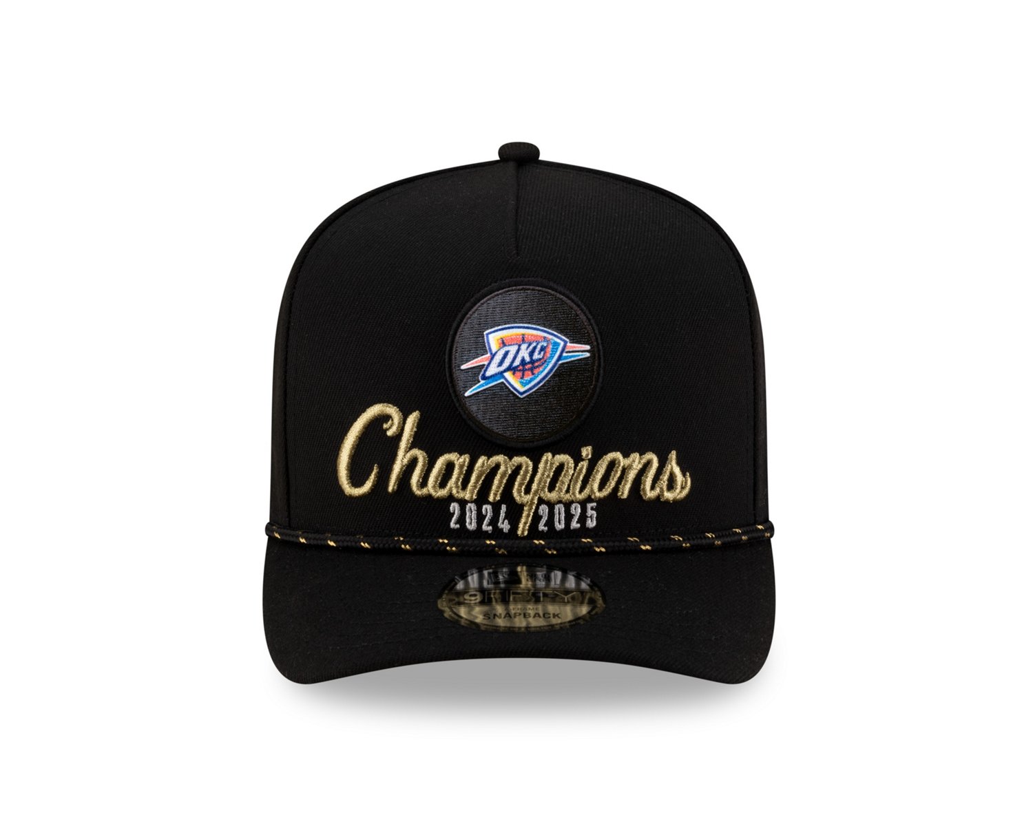 New Era Adults' Oklahoma City Thunder 2025 Champions Locker Room 950AF Cap