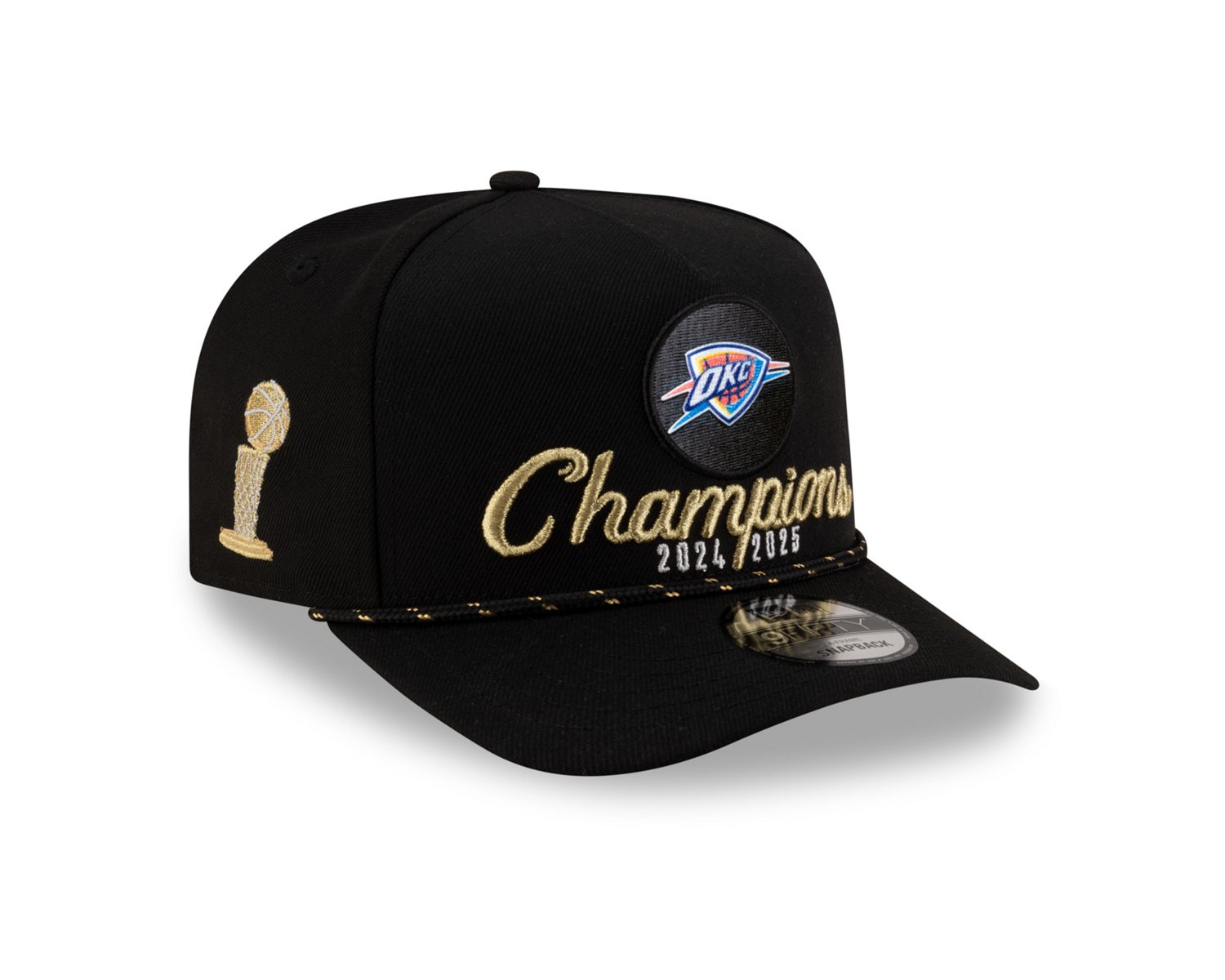 New Era Adults' Oklahoma City Thunder 2025 Champions Locker Room 950AF Cap