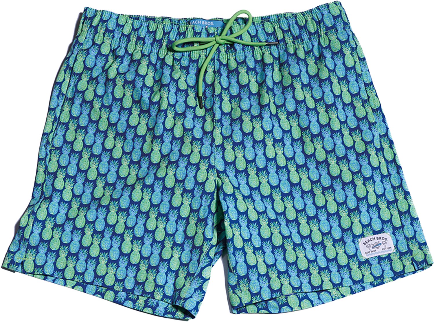 Beach Bros Men's Gradient Pineapple Swim Trunk Shorts 6.5 in - view number 7