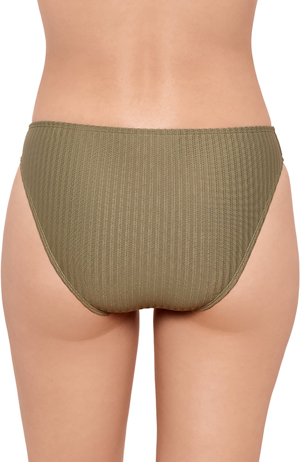 Salt + Cove Juniors' Ziggy Rib Cheeky Basic Hipster Swim Bottoms - view number 2