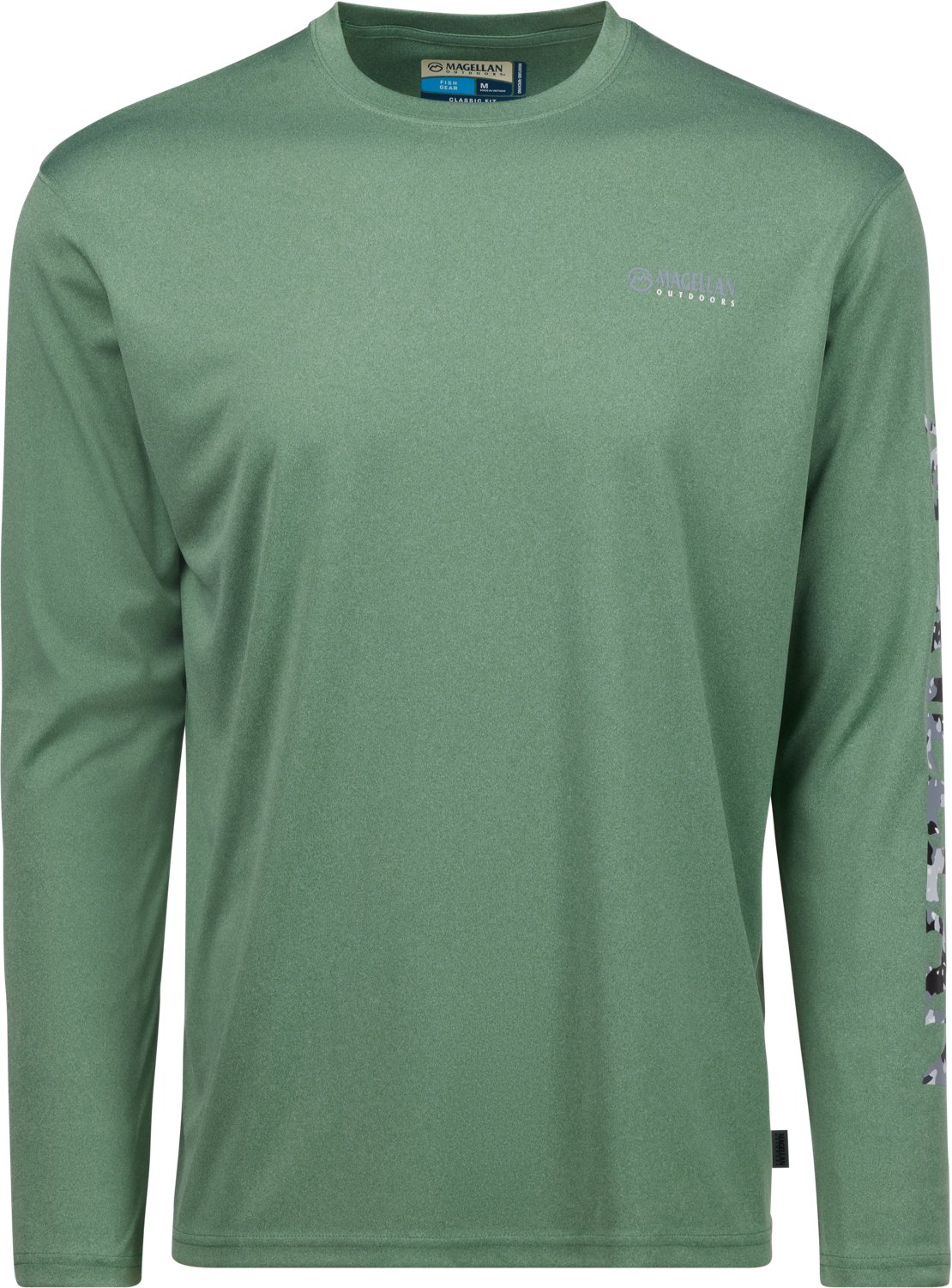 Magellan Outdoors Men's Casting Crew Long Sleeve T-shirt                                                                         - view number 3