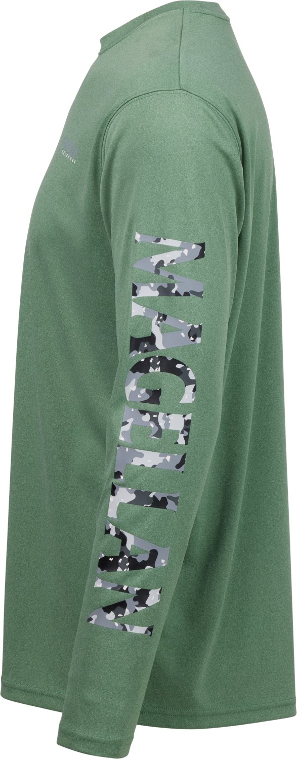 Magellan Outdoors Men's Casting Crew Long Sleeve T-shirt                                                                         - view number 5