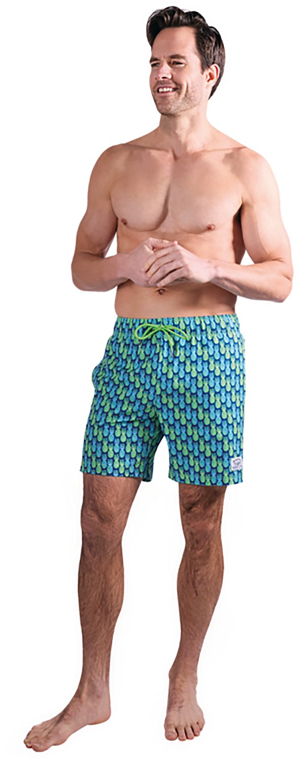 Beach Bros Men's Gradient Pineapple Swim Trunk Shorts 6.5 in - view number 5
