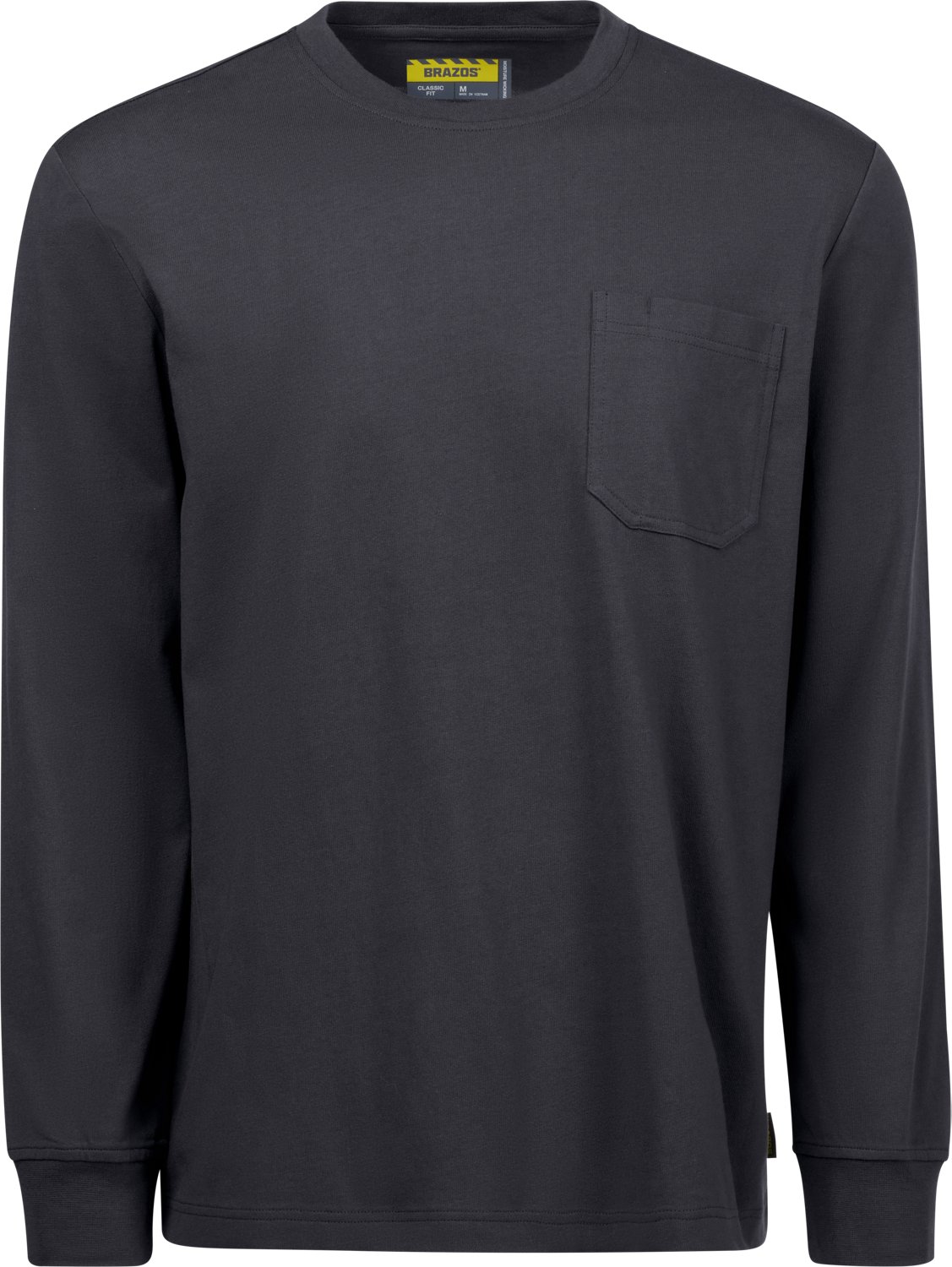 Brazos Men’s Contractor Pocket Long Sleeve T-shirt - view number 3