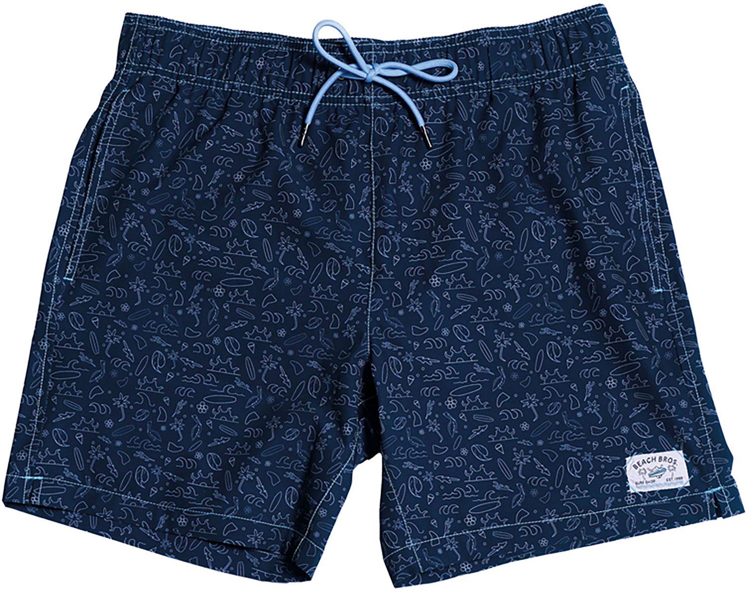 Beach Bros Men's Beach Decal Swim Trunk Shorts 6.5 in - view number 6