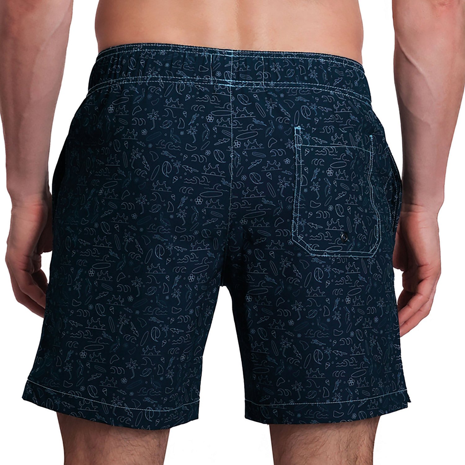 Beach Bros Men's Beach Decal Swim Trunk Shorts 6.5 in - view number 2