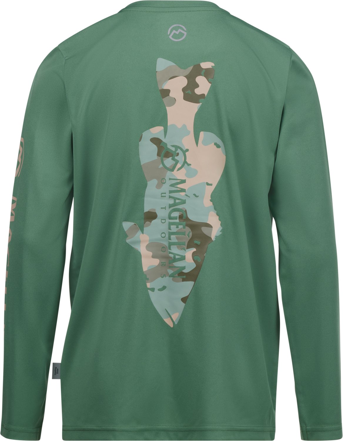 Magellan Outdoors Boys’ Casting Crew Fish Back Long Sleeve T-shirt - view number 3