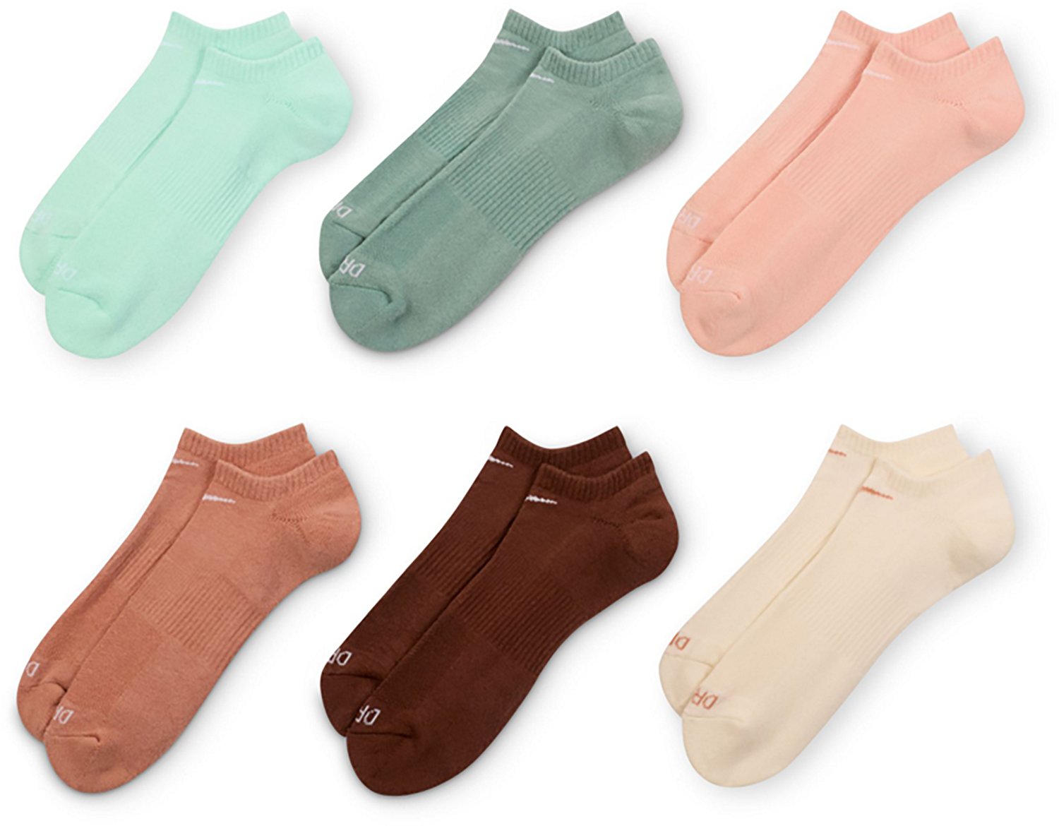 Nike Men's Everyday Plus Cushion Training No Show Socks 6 Pack - view number 2