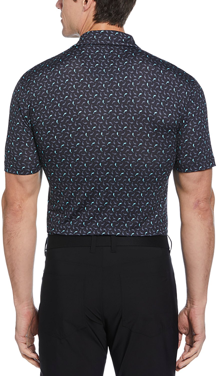 Callaway Men's Dolphin Texture Print Short Sleeve Polo Shirt - view number 2