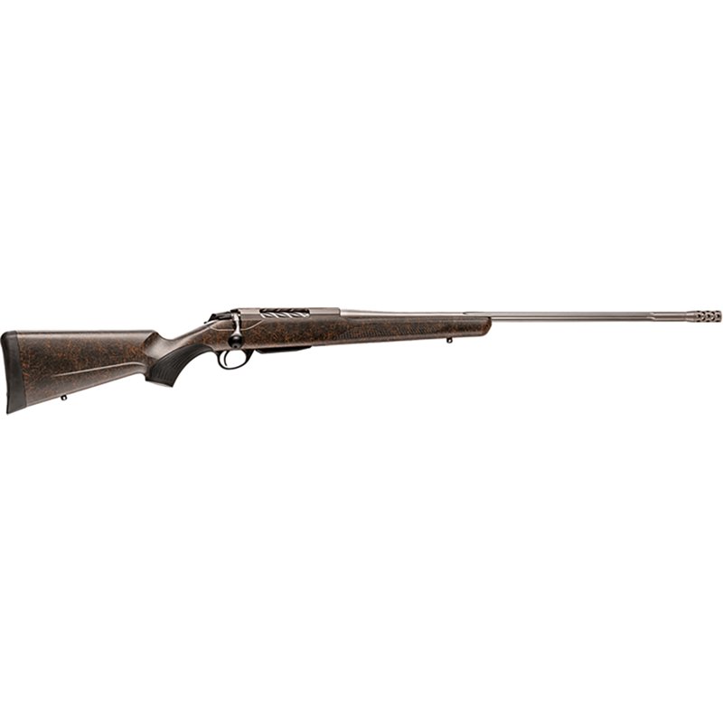 Tikka T3x Lite Roughtech Bolt-Action Rifle - .243 Win - Matte Stainless - Ember/Black