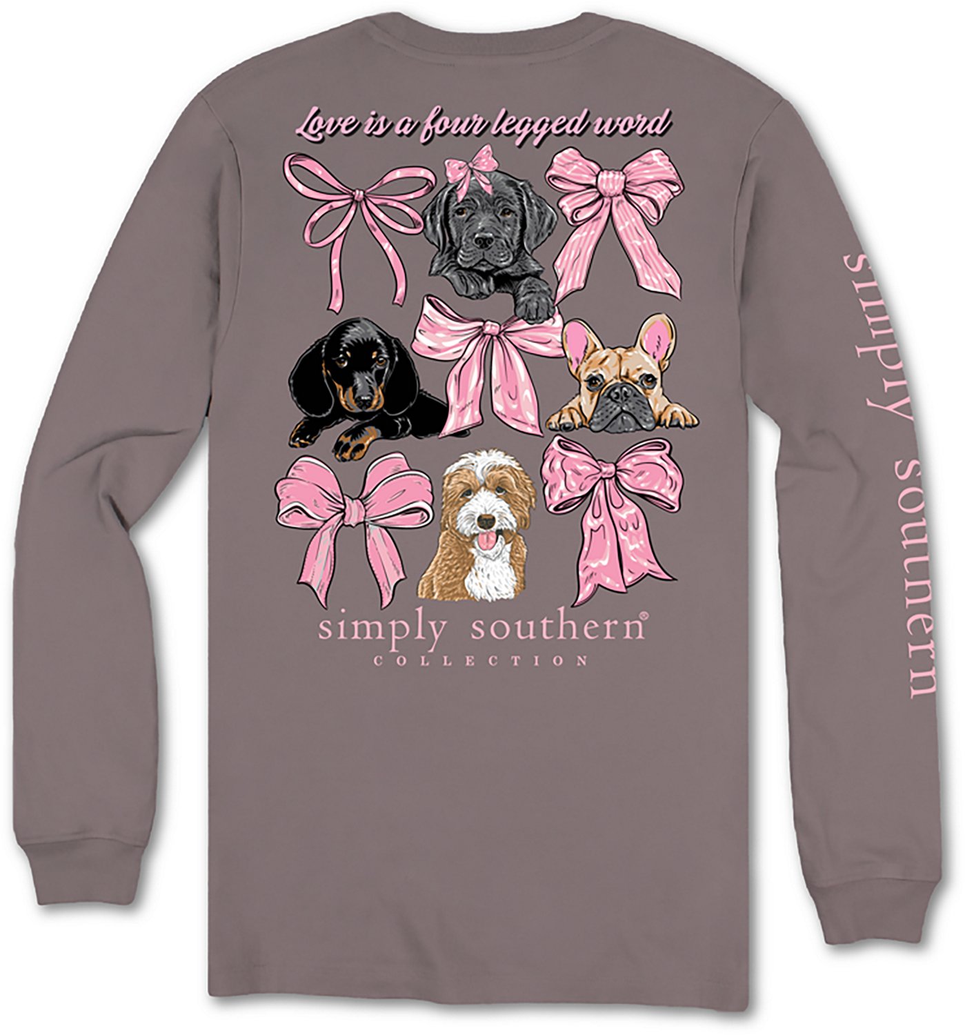 Simply Southern Girls' Dogs Driftwood Graphic Tee - view number 2