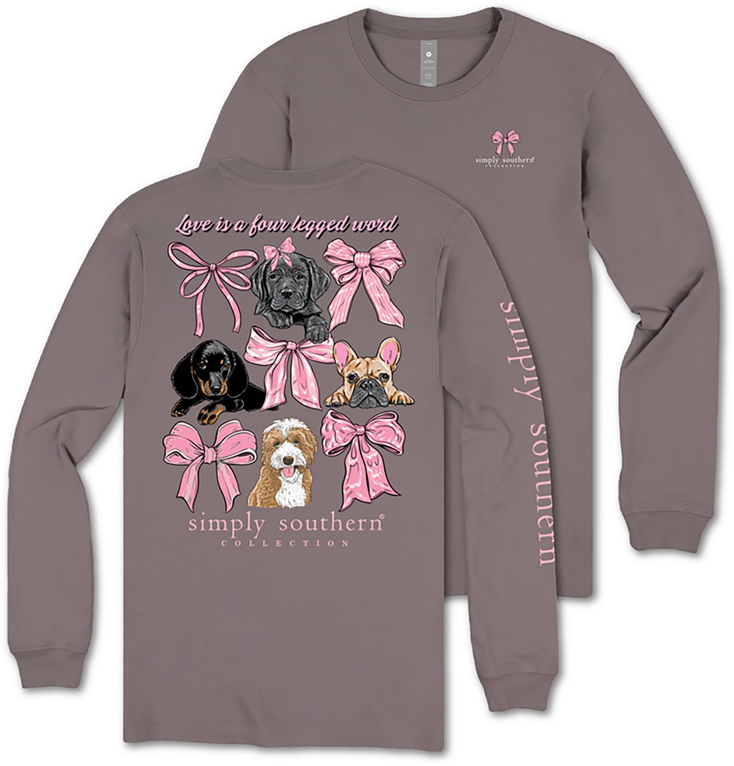 Simply Southern Girls' Dogs Driftwood Graphic Tee - view number 4