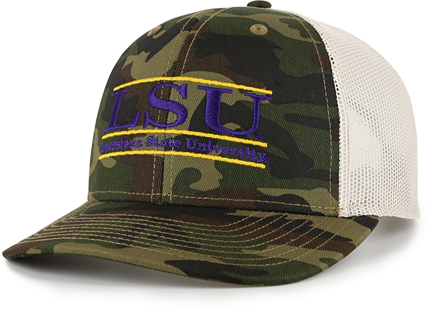 The Game Adults' LSU Tigers Bar Everyday Trucker Cap - view number 2