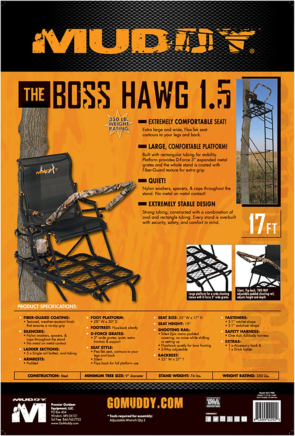 Muddy Outdoors The Boss Hawg 1.5. Ladderstand - view number 5