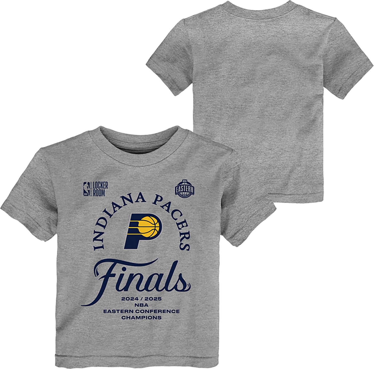 Fanatics Youth Pacers NBA 2025 Conference Champions Locker Room Short Sleeve T-Shirt - view number 3