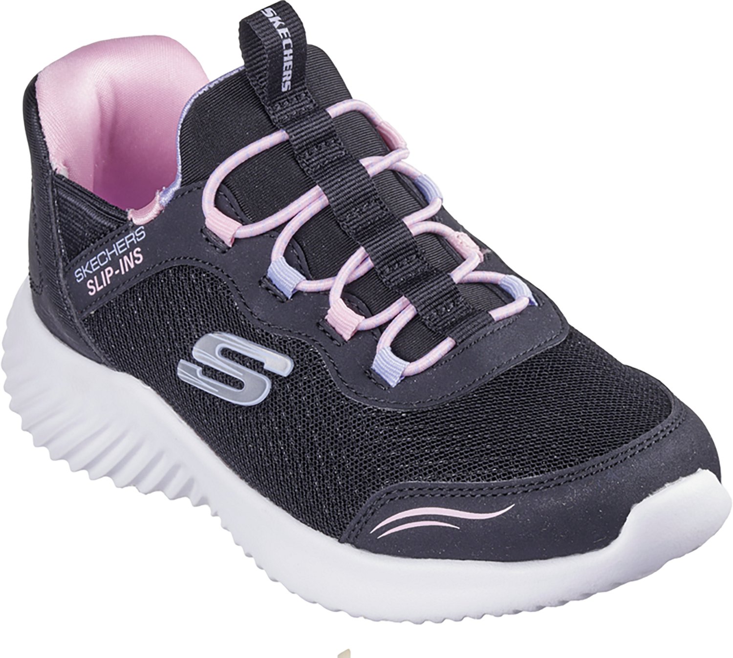 SKECHERS Girls' (4-6) Slip-Ins Bounder Simple Cute Shoes - view number 3