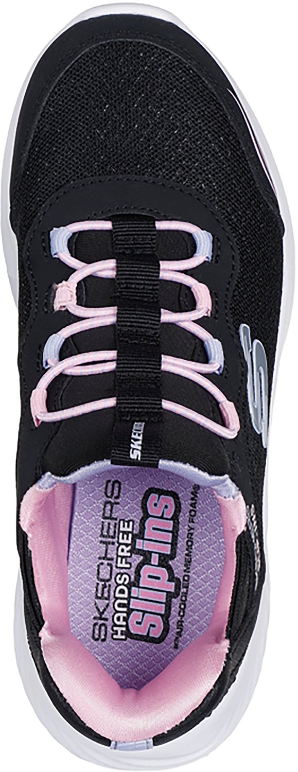 SKECHERS Girls' (4-6) Slip-Ins Bounder Simple Cute Shoes - view number 4