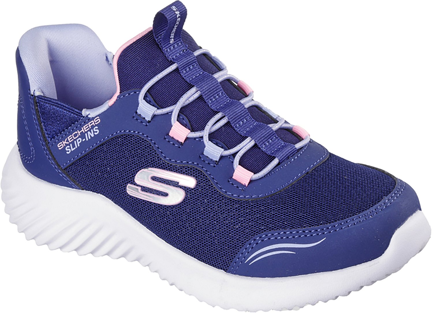SKECHERS Girls' (4-6) Slip-Ins Bounder Simple Cute Shoes - view number 3