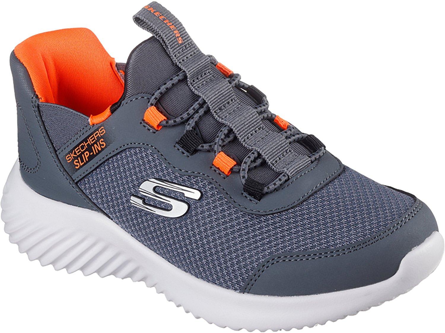 SKECHERS Boys' (4-7) Slip-Ins Bounder Brisk Burst Shoes - view number 3