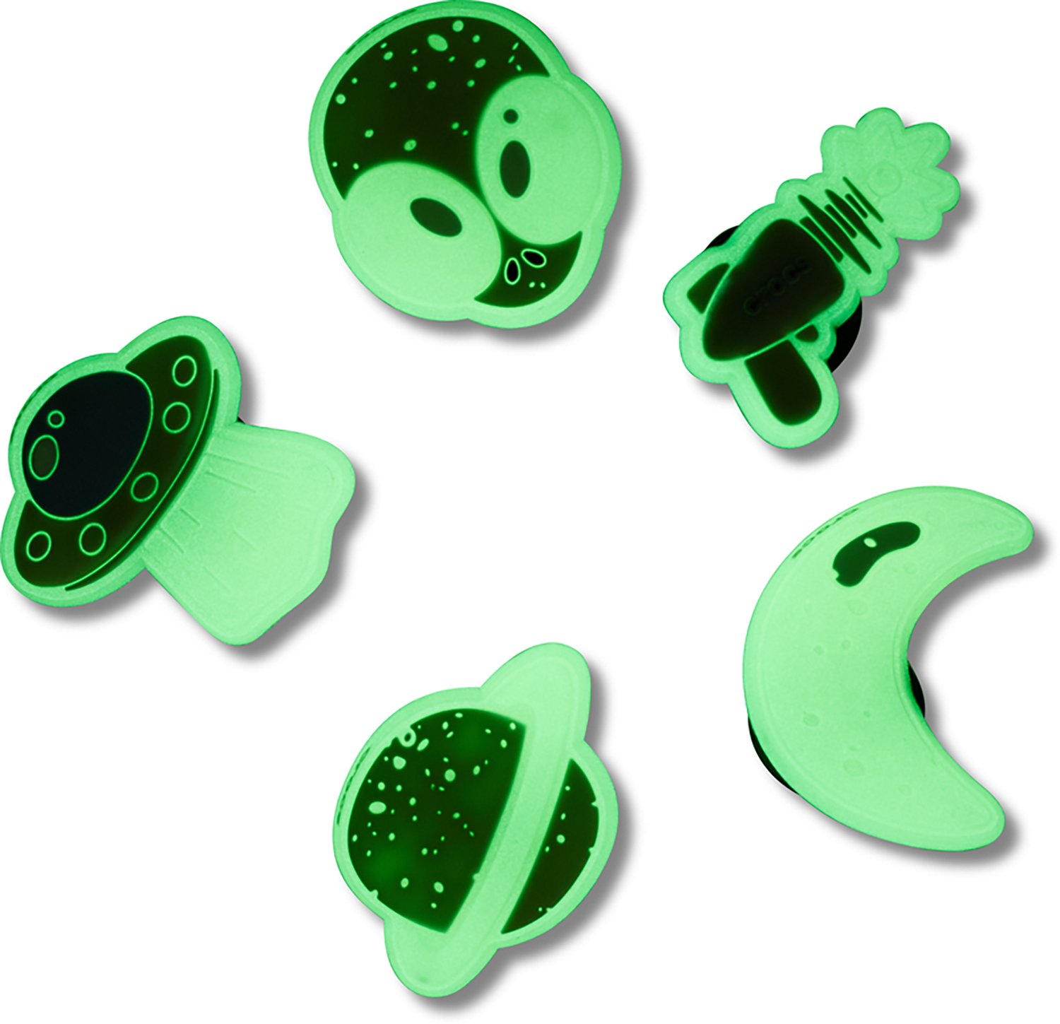 Crocs Jibbitz™ Glow in the Dark Space 5 Pack - view number 4