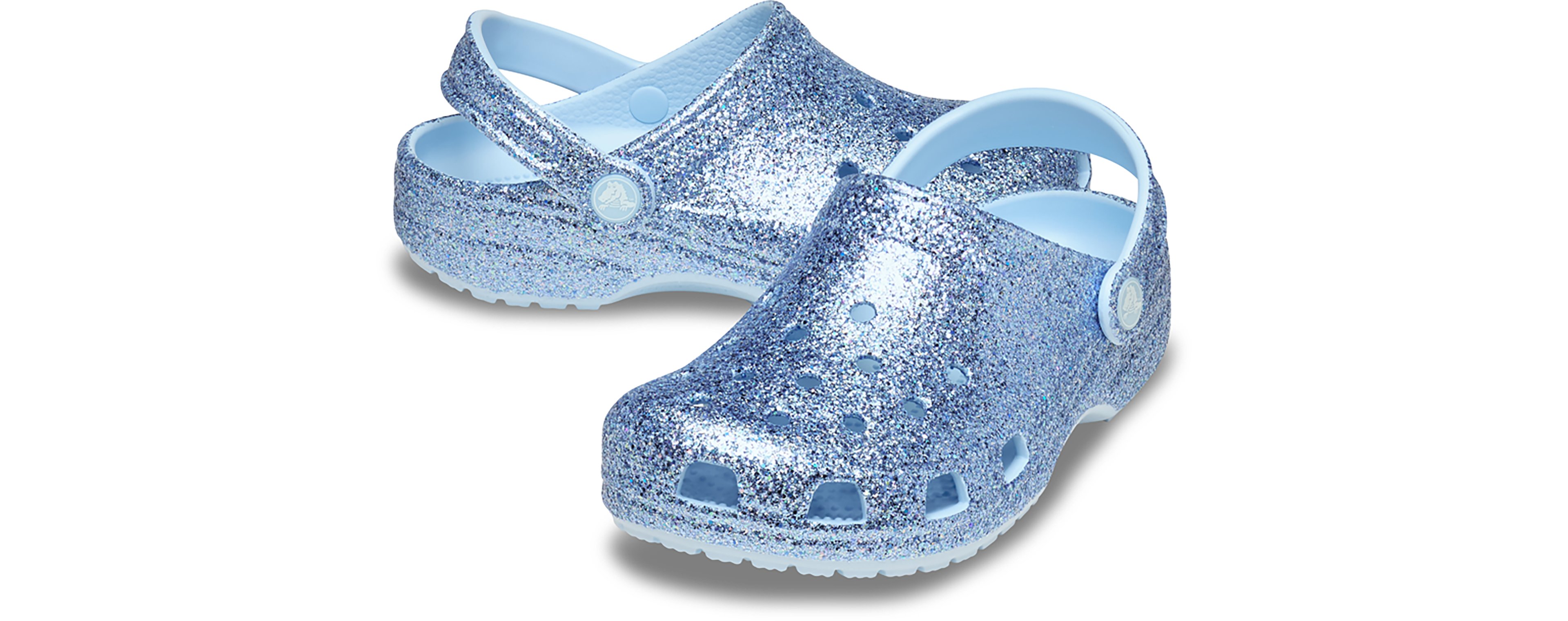 Crocs Kids' Classic Chunky Glitter Clog TD