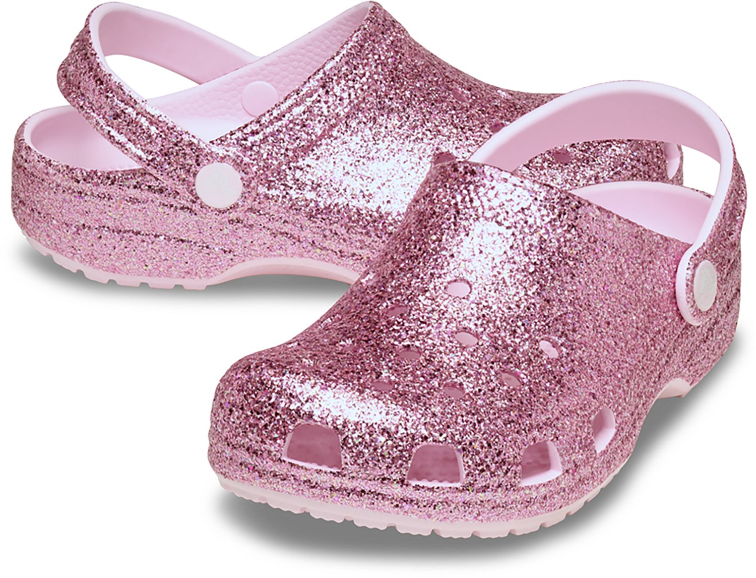 Crocs Kids' Classic Chunky Glitter Clog TD - view number 3