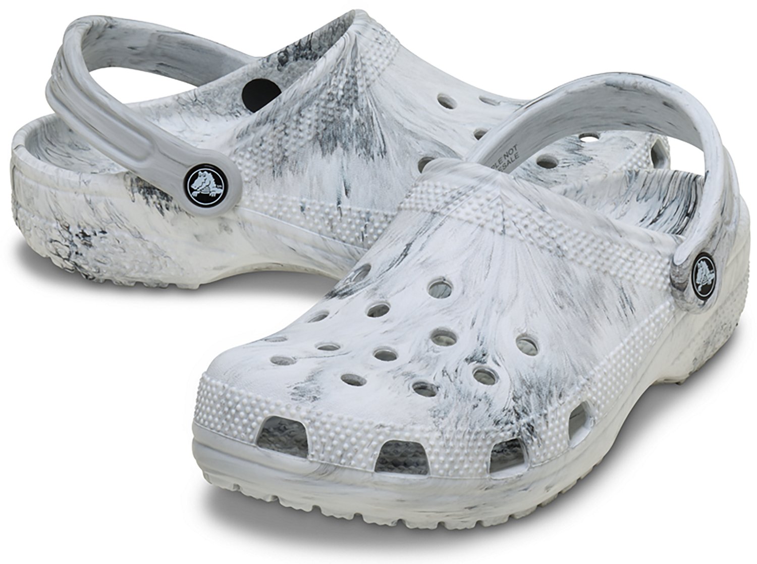 Crocs Adults' Classic Watercolor Marble Clog - view number 3