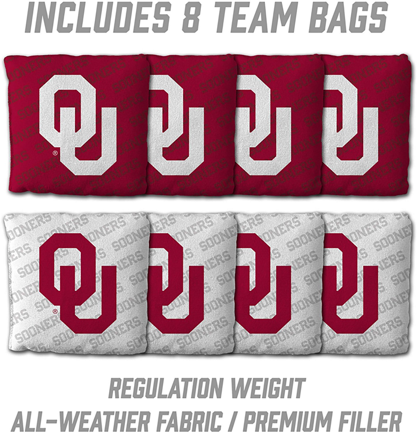YouTheFan Oklahoma Solid Wood 2 ft x 4 ft Cornhole Set - view number 4
