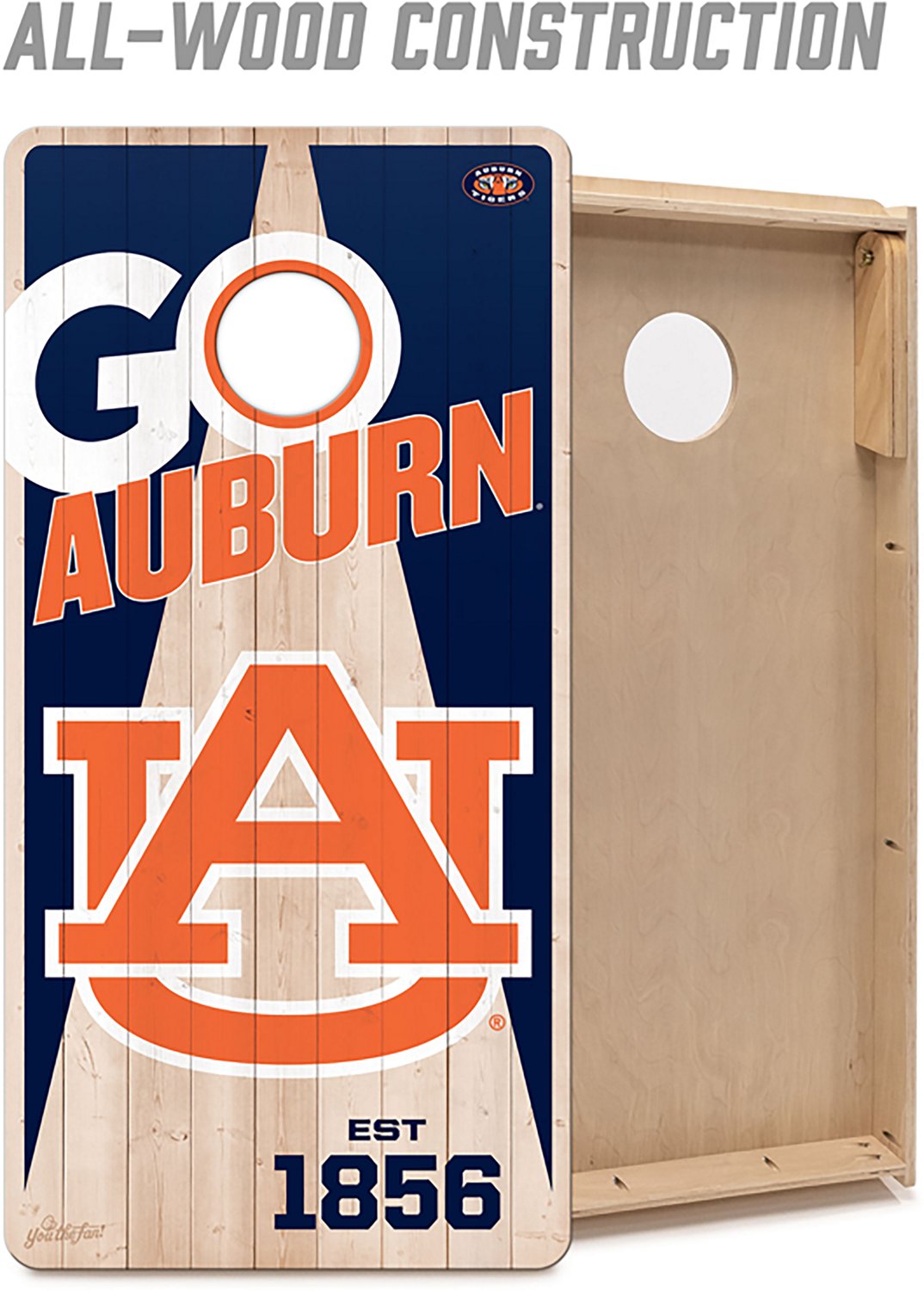 YouTheFan Auburn Solid Wood 2 ft x 4 ft Cornhole Set - view number 3