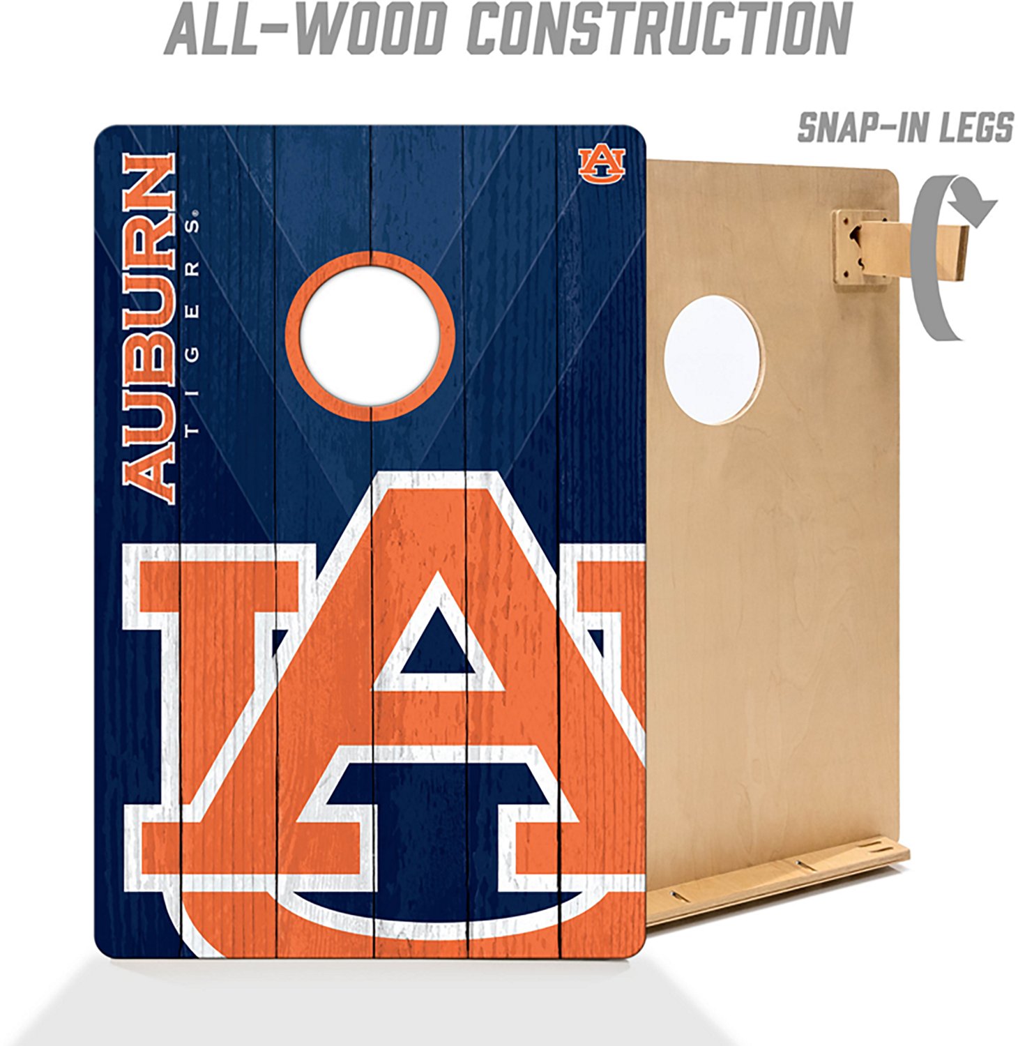 YouTheFan Auburn Solid Wood 2 ft x 3 ft Cornhole Set - view number 3