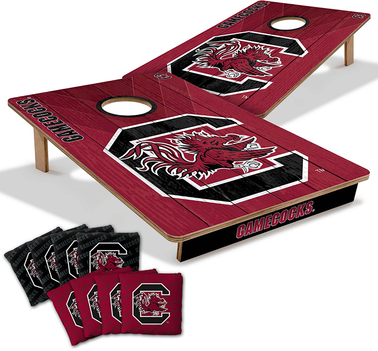 YouTheFan South Carolina Solid Wood 2 ft x 3 ft Cornhole Set