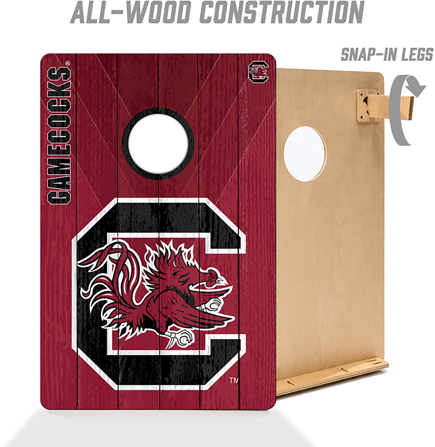 YouTheFan South Carolina Solid Wood 2 ft x 3 ft Cornhole Set - view number 3