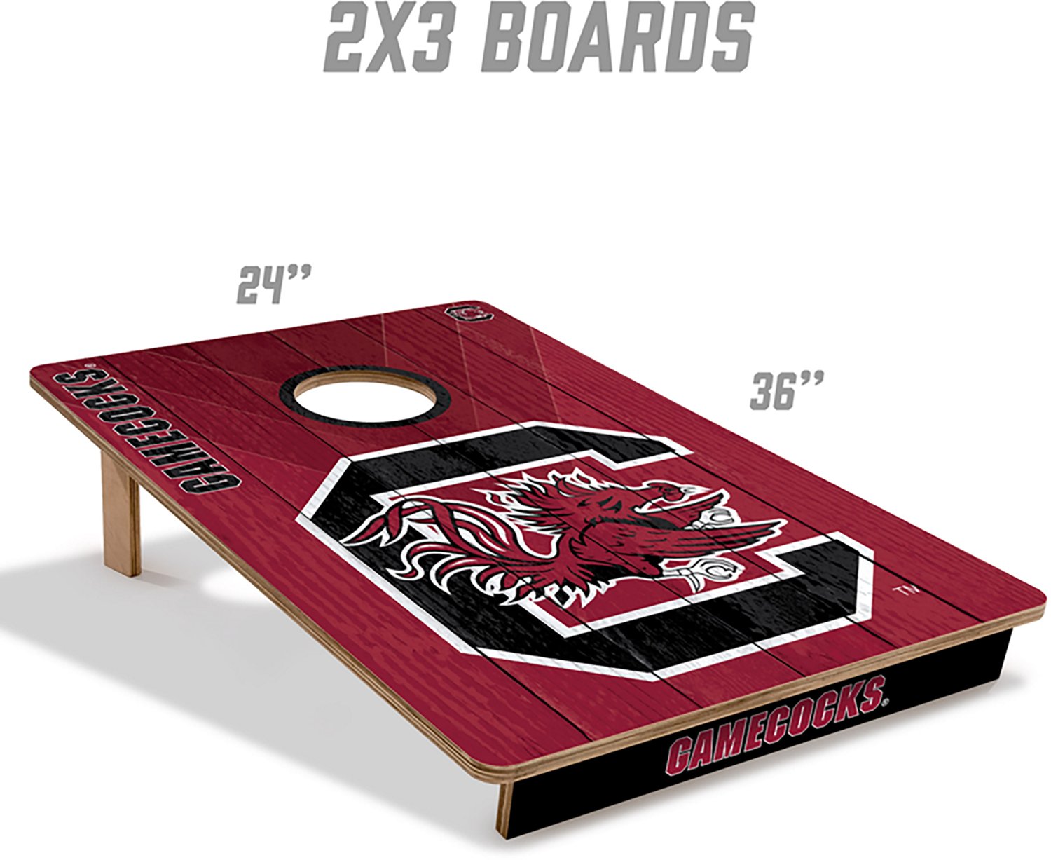 YouTheFan South Carolina Solid Wood 2 ft x 3 ft Cornhole Set - view number 5