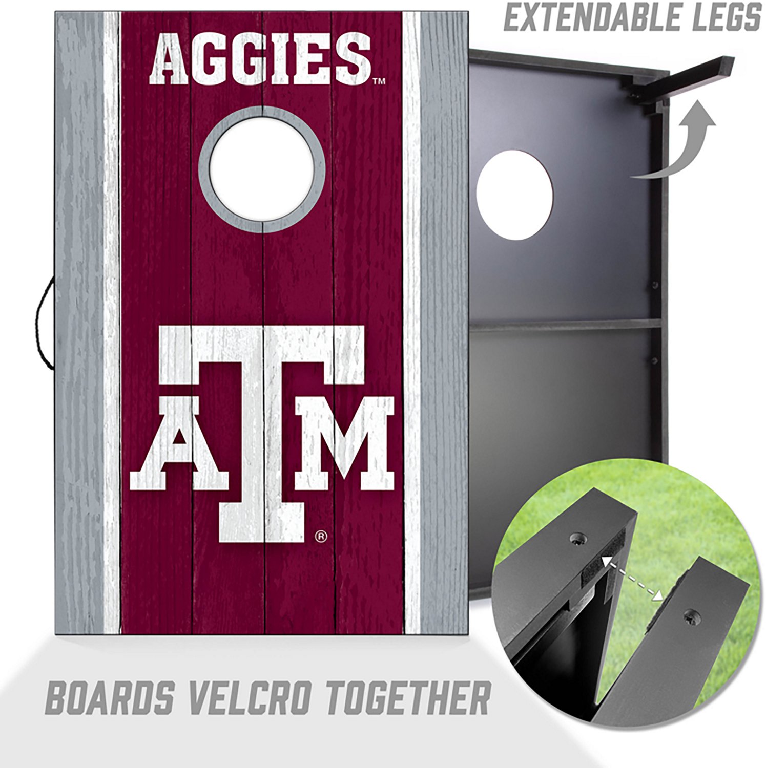 YouTheFan Texas A&M MDF 2 ft x 3 ft Cornhole Set - view number 3