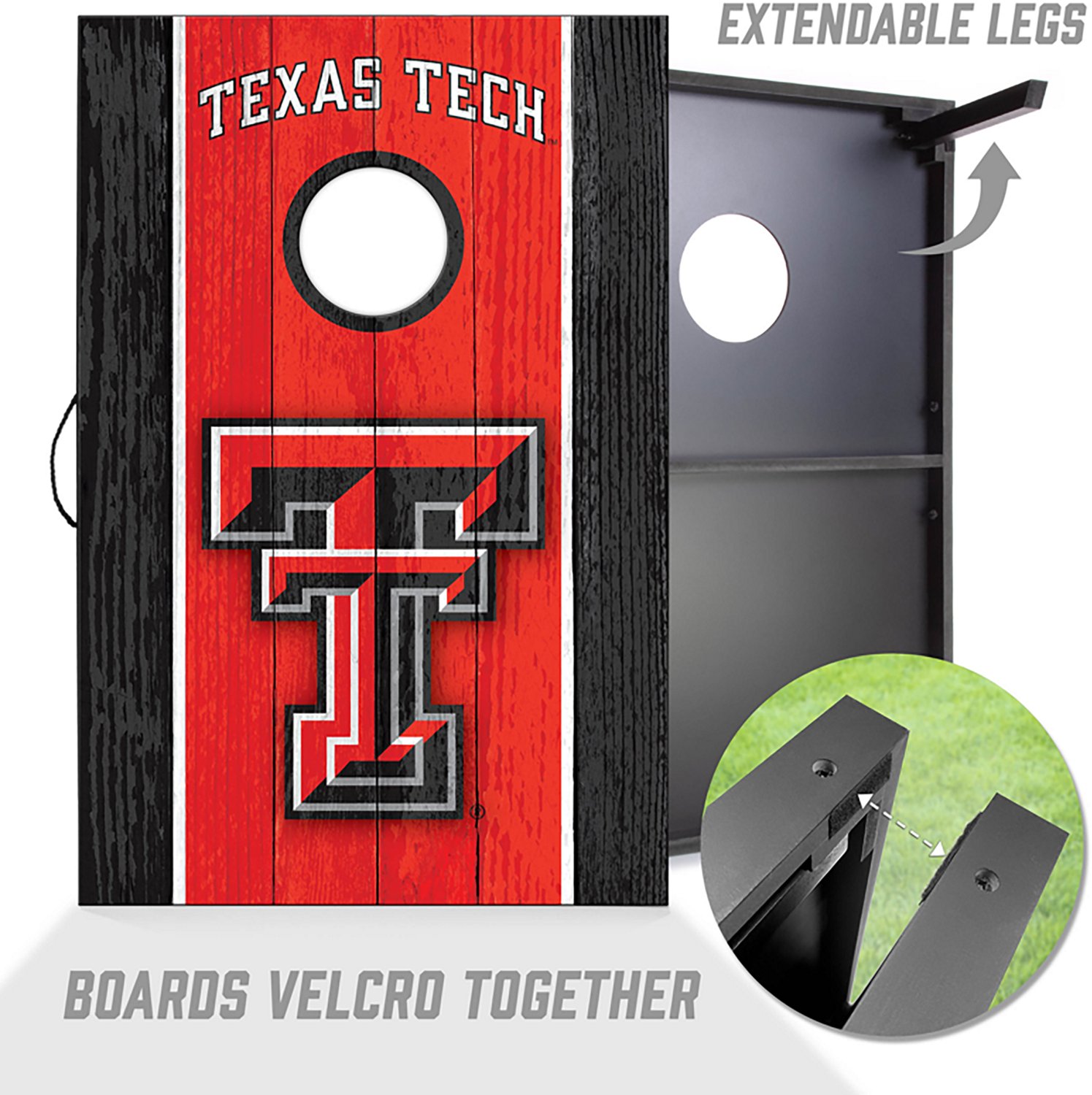 YouTheFan Texas Tech MDF 2 ft x 3 ft Cornhole Set - view number 3