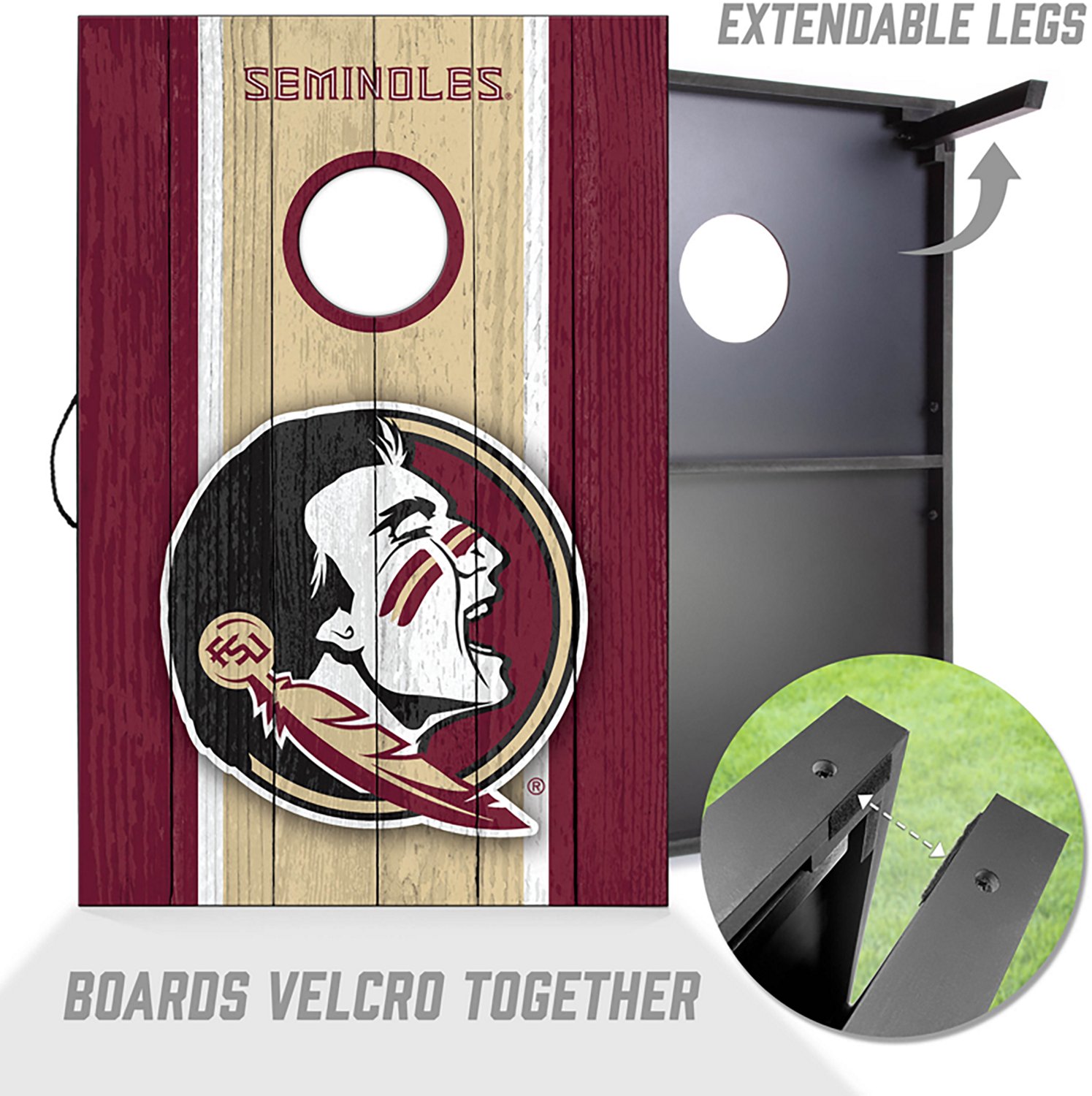 YouTheFan Florida State MDF 2 ft x 3 ft Cornhole Set - view number 3
