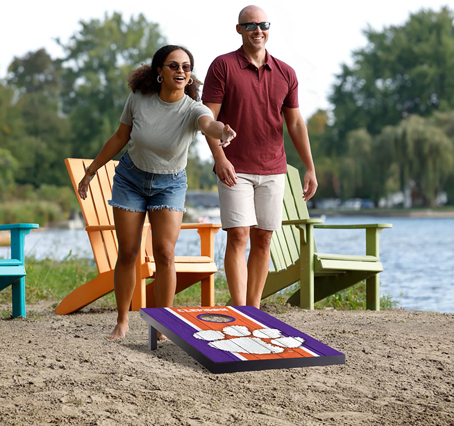 YouTheFan Clemson MDF 2 ft x 3 ft Cornhole Set - view number 6