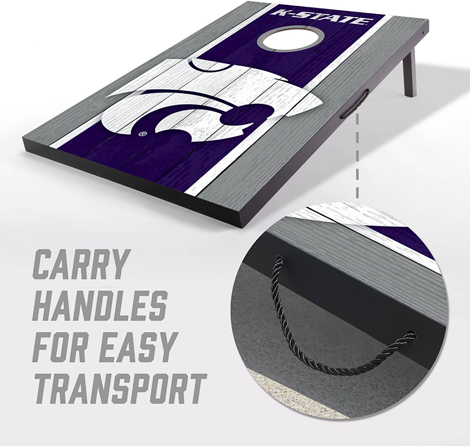 YouTheFan Kansas State MDF 2 ft x 3 ft Cornhole Set - view number 2